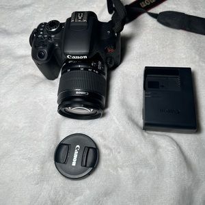 Canon EOS Rebel T7i DSLR Camera + EF-S 18-55mm Lens YouTube vlog video camera